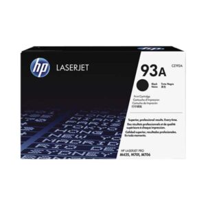 HP 93A Black LaserJet Toner for Film Printing (for LJ M706N, 435NW) - Image 1